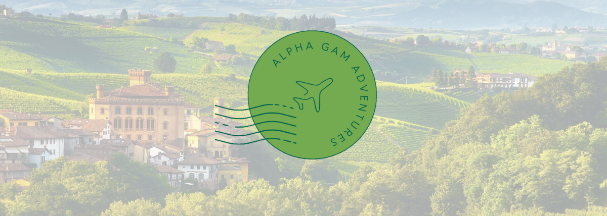 Alpha Gam Adventures - Italy Banner Alpha Gam Adventures - Italy Banner